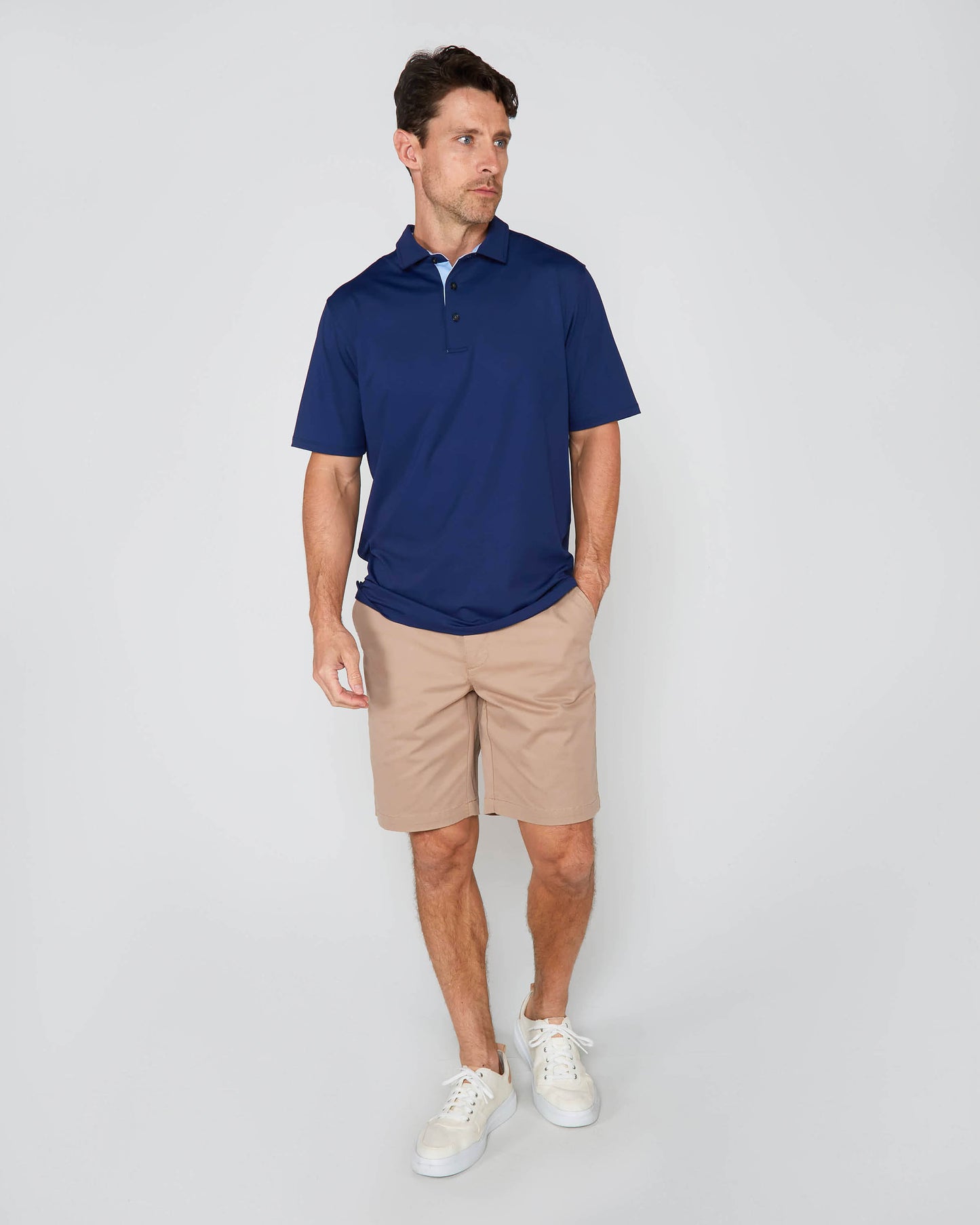 GOLF POLO IN PERFORMANCE POLO NAVY