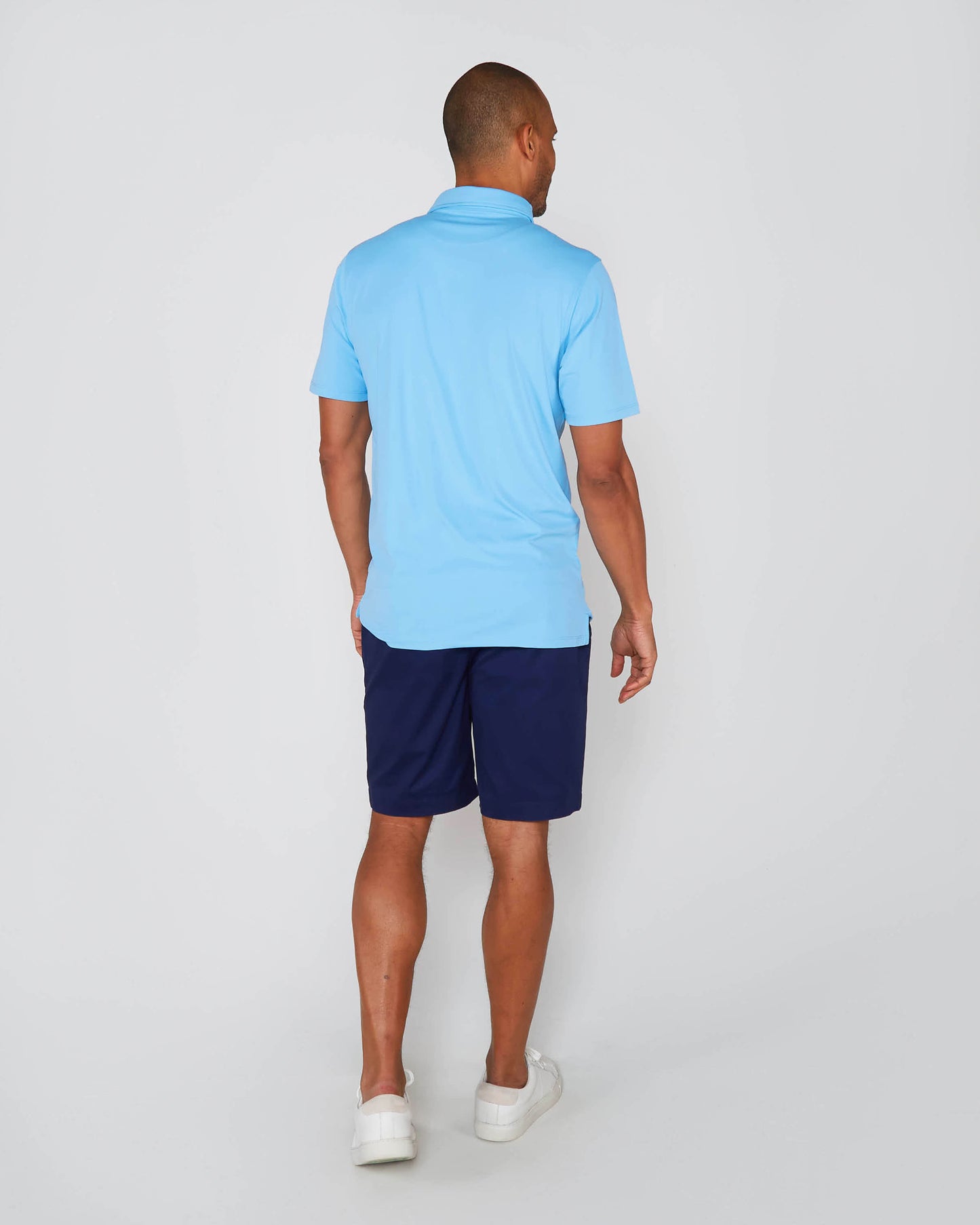 GOLF POLO IN PERFORMANCE POLO BLUE