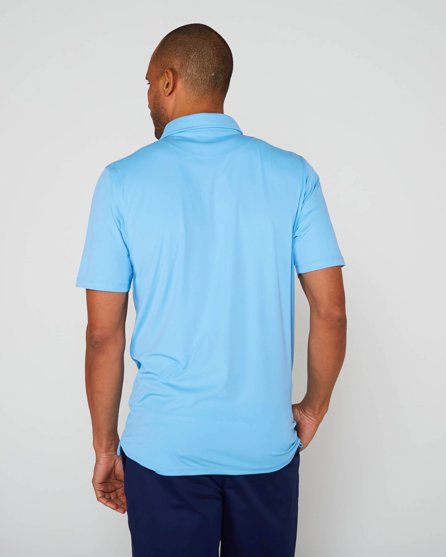 GOLF POLO IN PERFORMANCE POLO BLUE