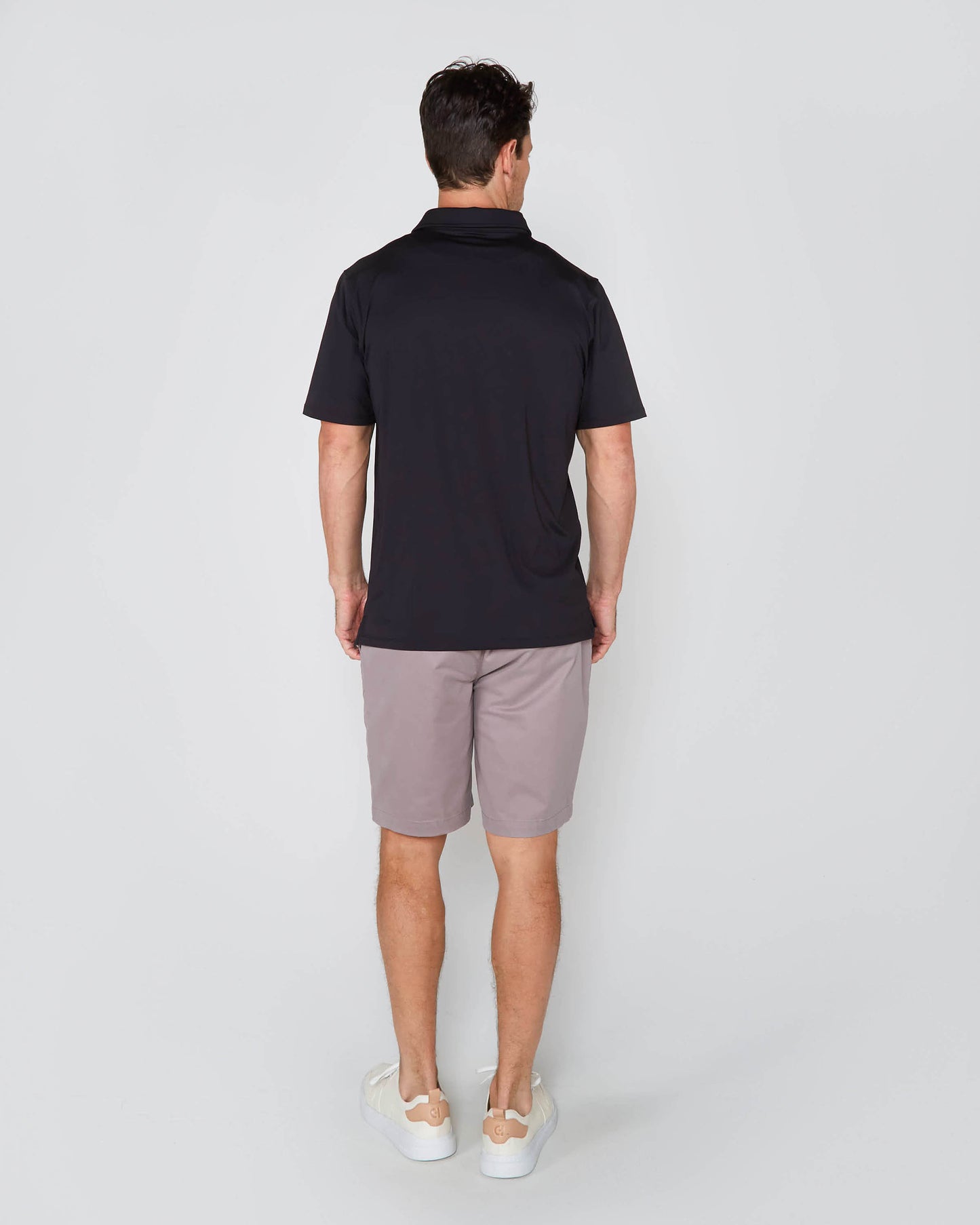 GOLF POLO IN PERFORMANCE POLO BLACK