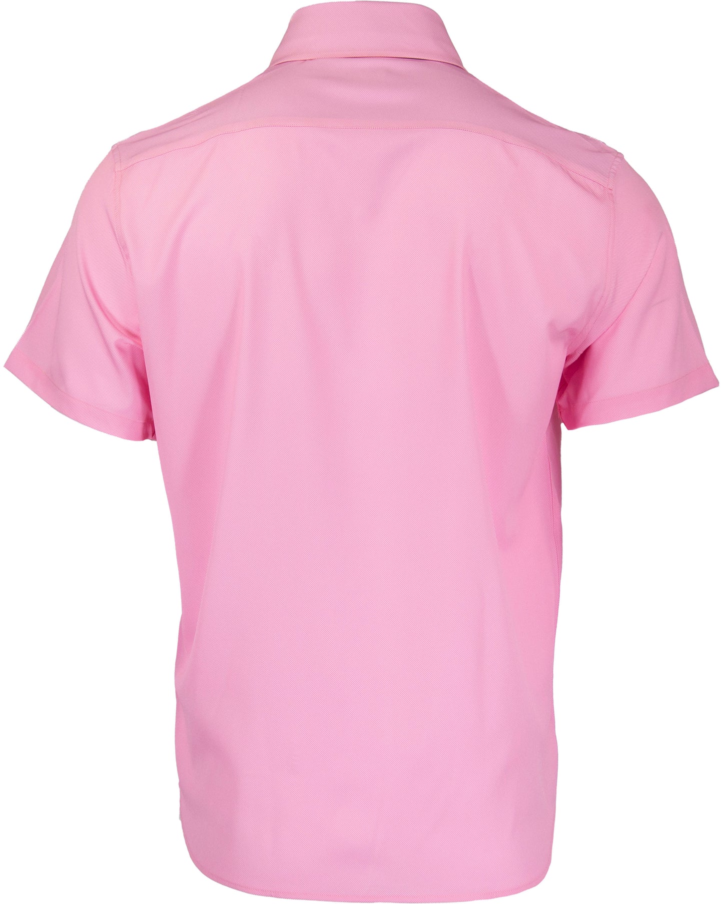 FULL DULL POLYESTER OXFORD PRINT SHIRT NWK OXFORD PINK