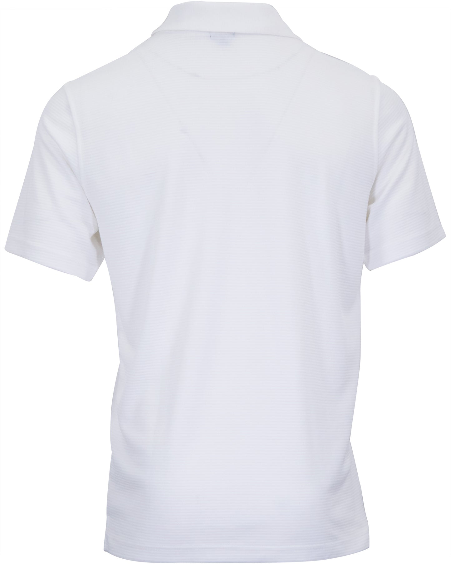PRESTON OTTOMAN TEXTURED GOLF PERFORMANCE POLO WHITE