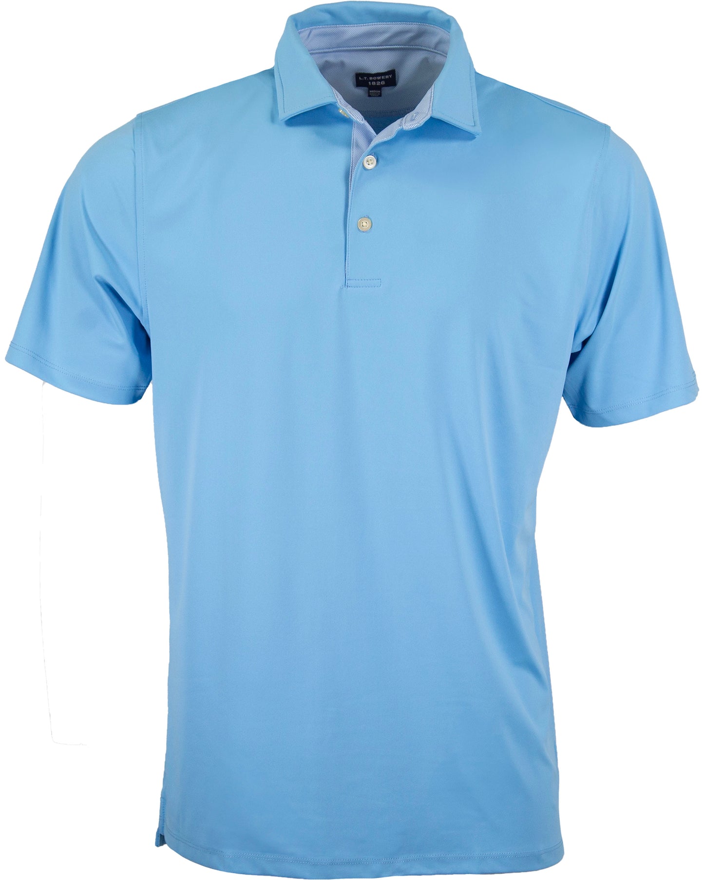 HUDSON GOLF PERFORMANCE POLO BLUE