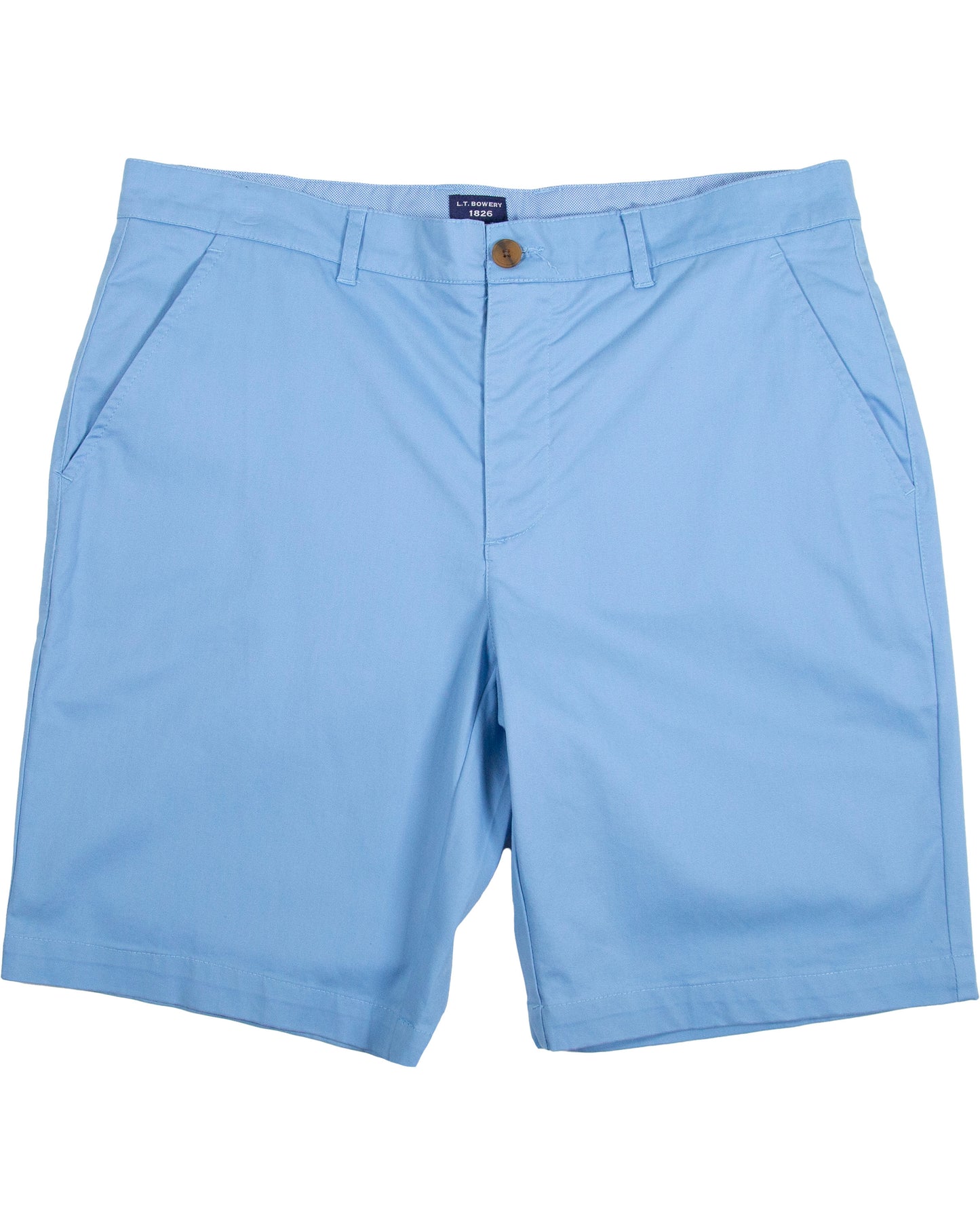 WILLIAM FLAT FRONT SHORT BLUE