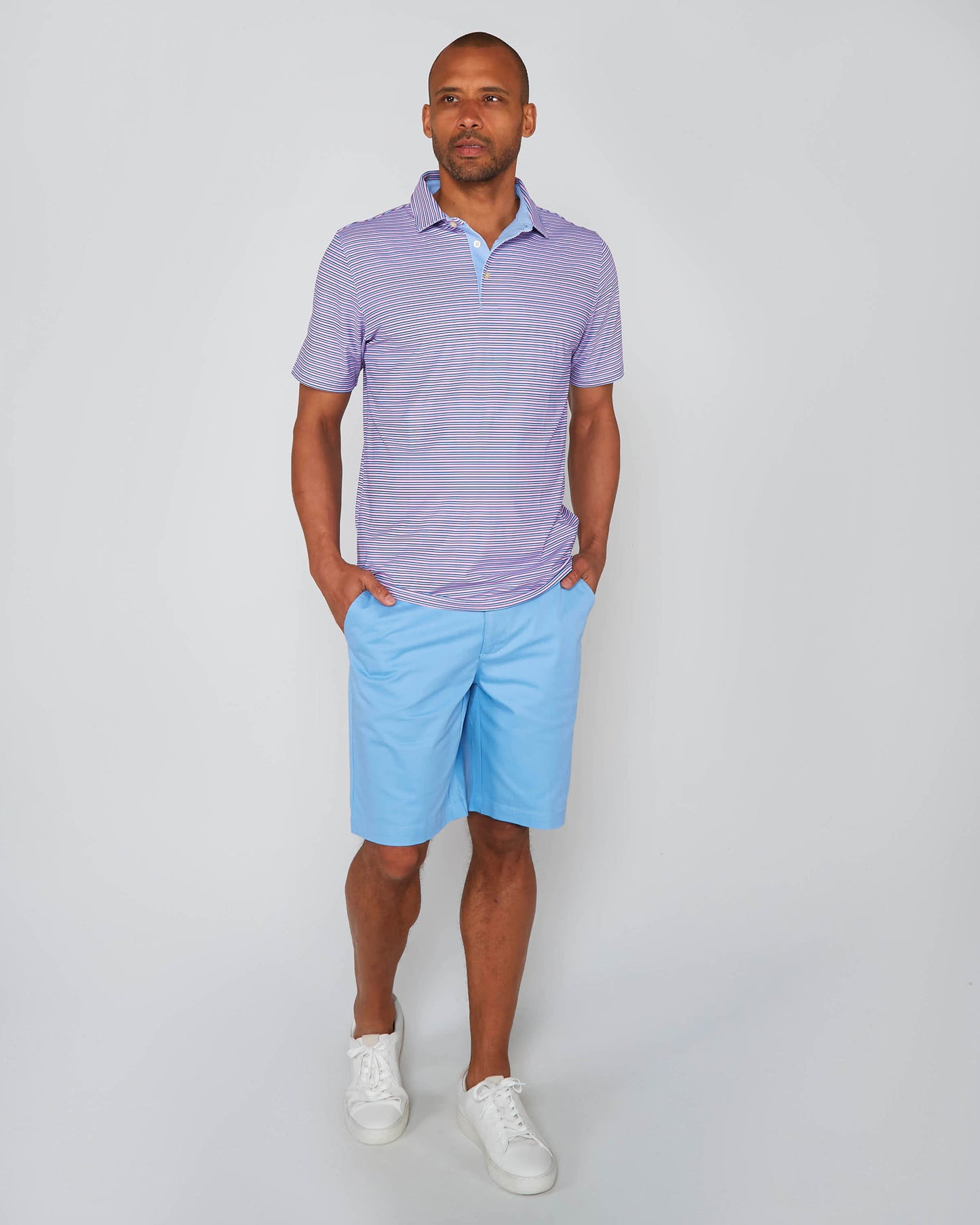 GOLF POLO IN PERFORMANCE POLO SOMERSET PK BLU