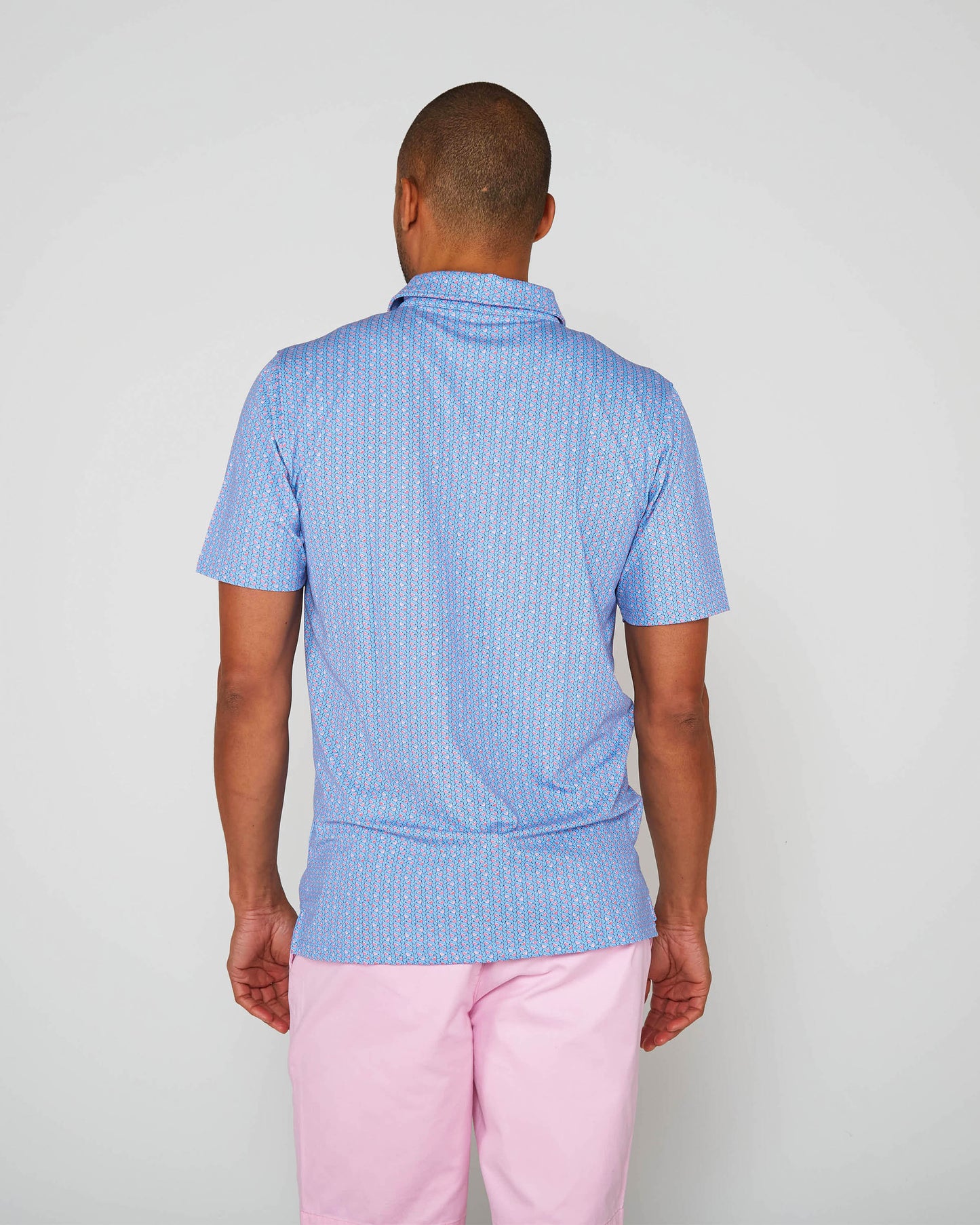 GOLF POLO IN PERFORMANCE POLO TILT GLASS BLUE