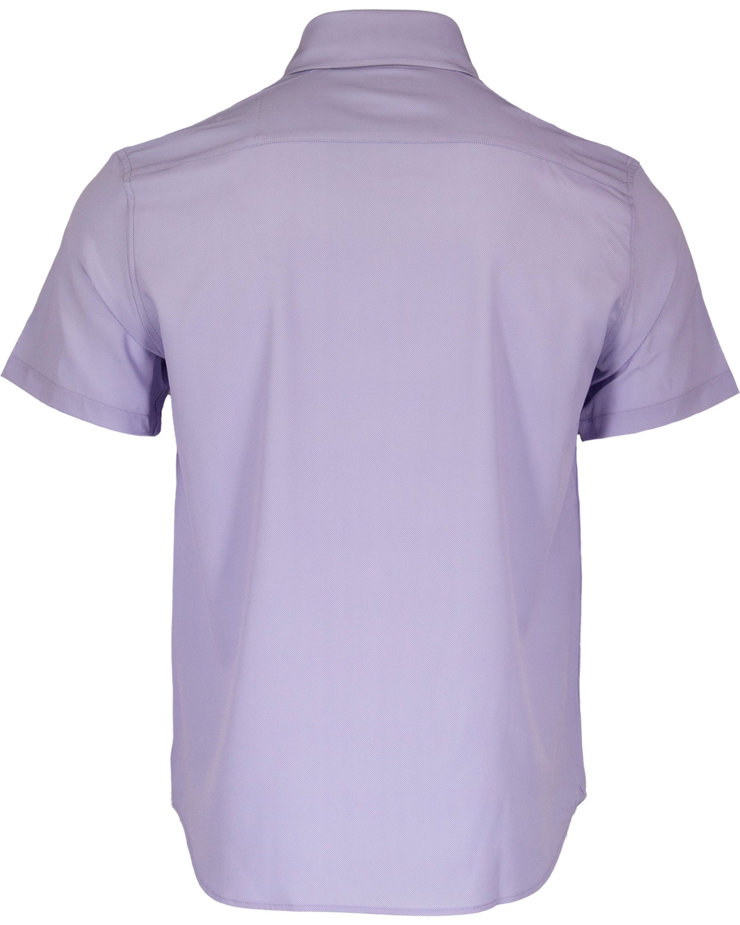 NEWARK PERFORMANCE PRINT SHIRT OXFORD LILAC