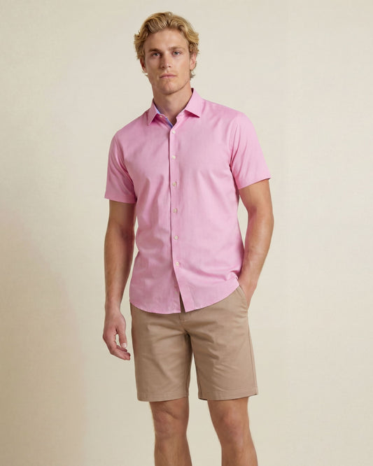 WILLIAM FLAT FRONT SHORT KHAKI