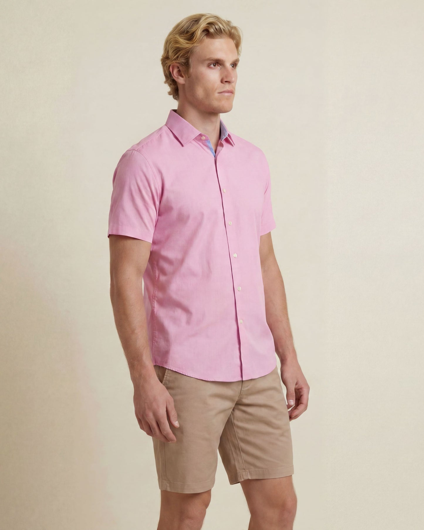 WILLIAM FLAT FRONT SHORT KHAKI