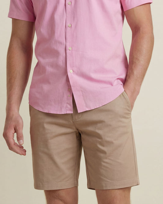 WILLIAM FLAT FRONT SHORT KHAKI