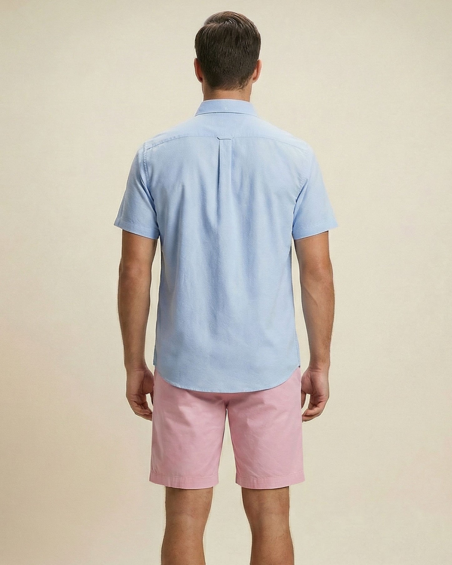WILLIAM FLAT FRONT SHORT PINK