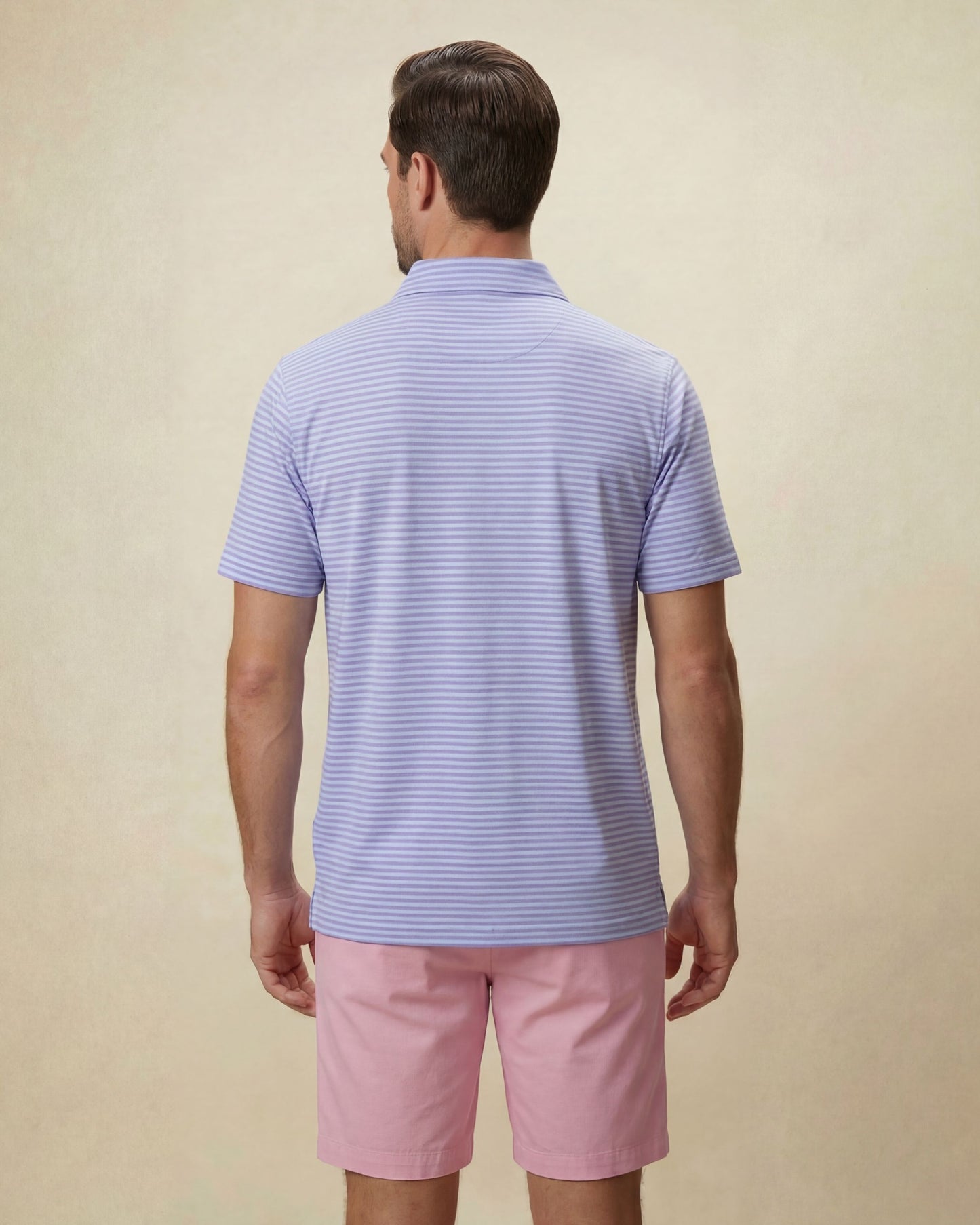 HUDSON GOLF PERFORMANCE POLO DORSET LVDR BLU