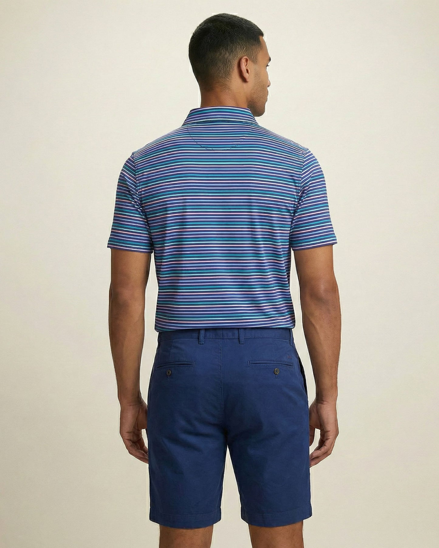 HUDSON GOLF PERFORMANCE POLO ROCHESTER NAVY