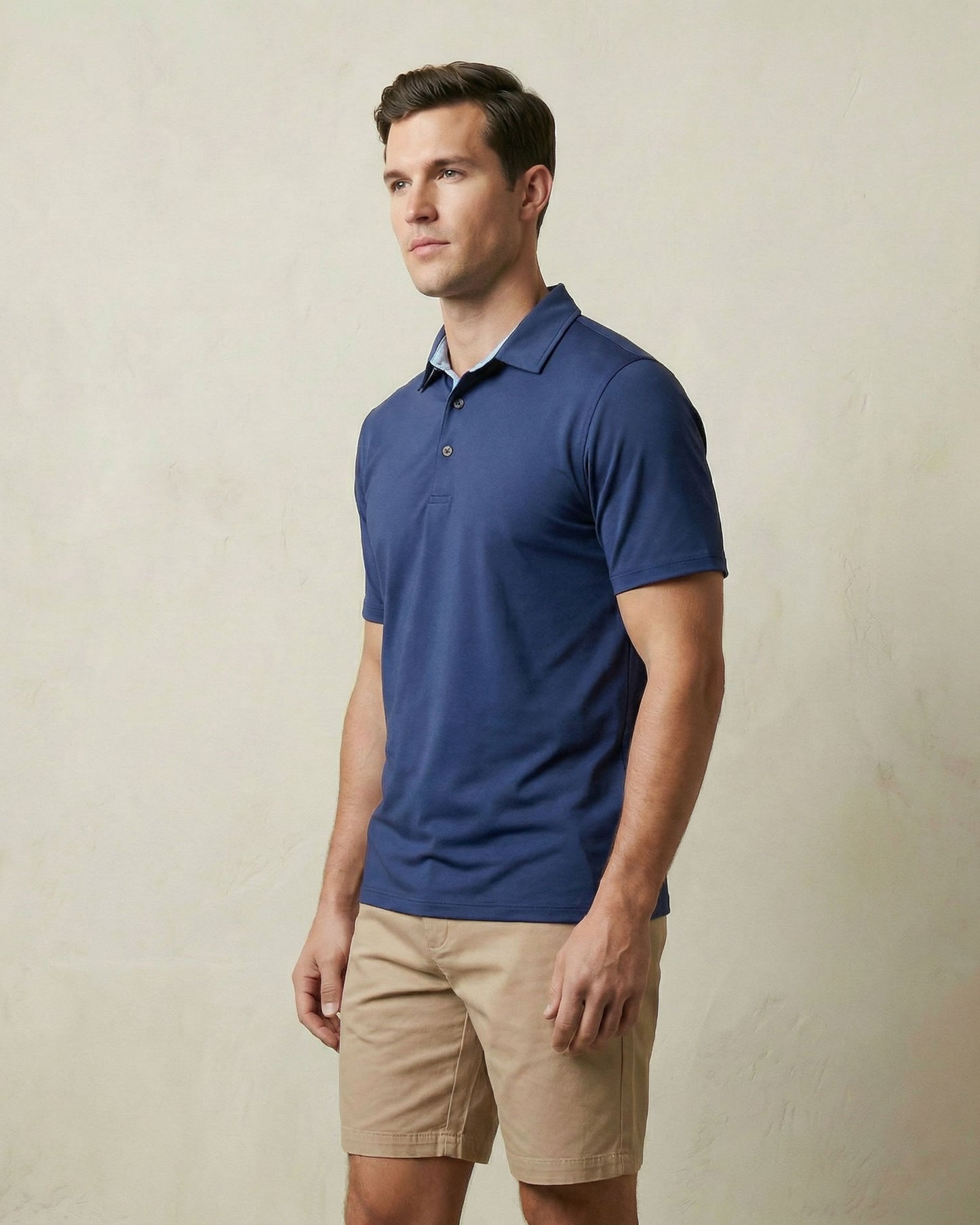 HUDSON GOLF PERFORMANCE POLO NAVY