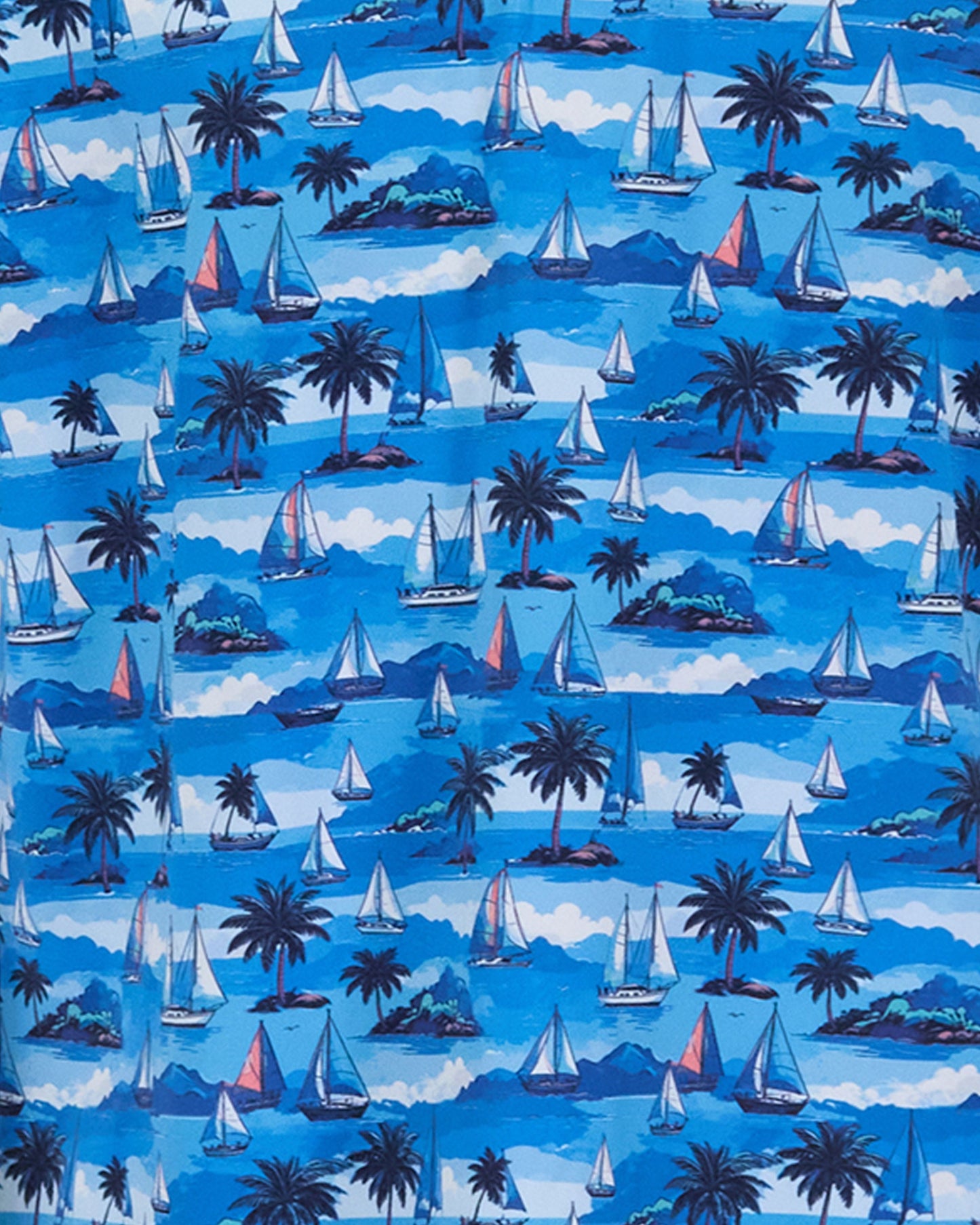 HUDSON GOLF PERFORMANCE POLO SAILING BAY BLUES