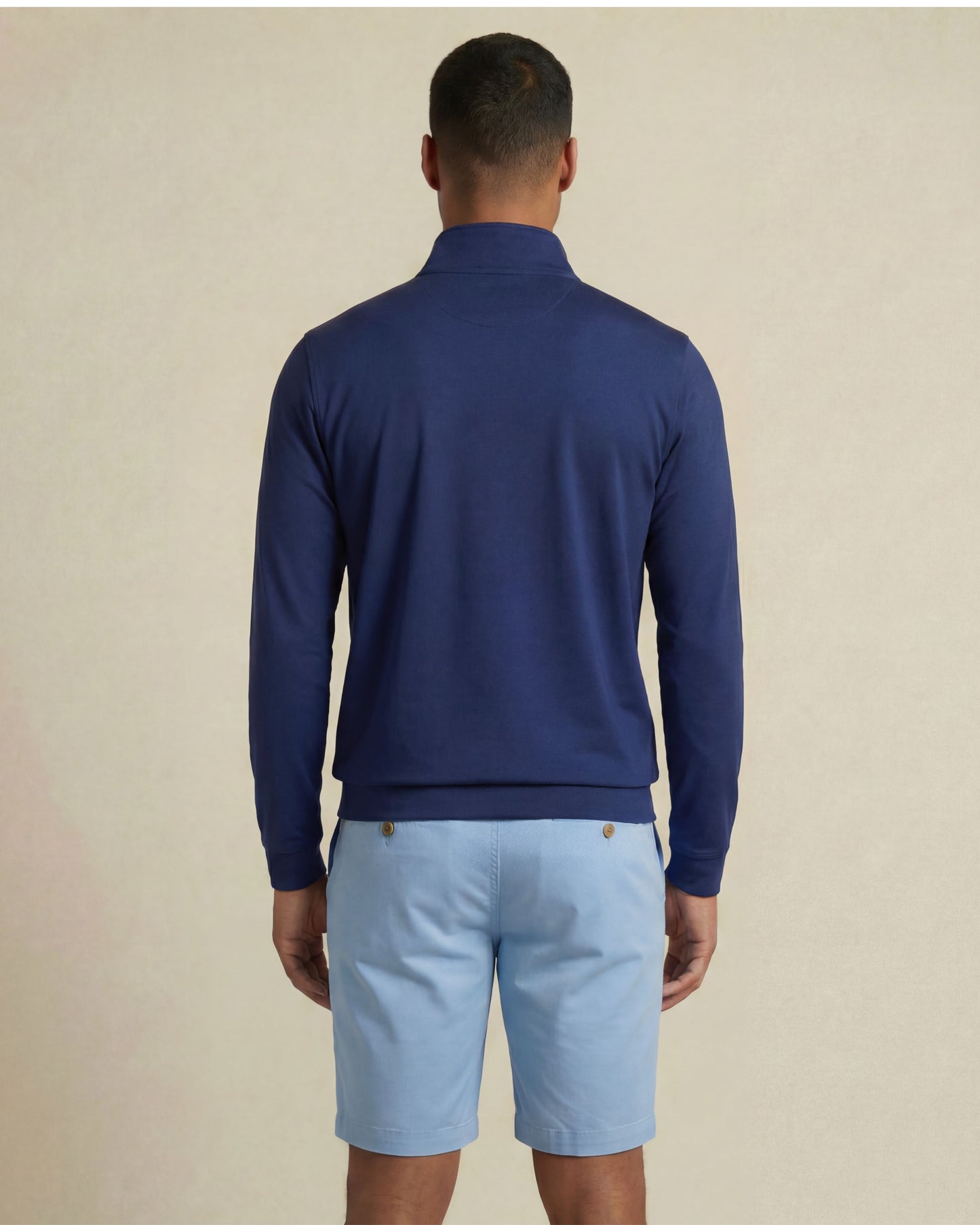 YORK GOLF PERFORMANCE QUARTER ZIP NAVY