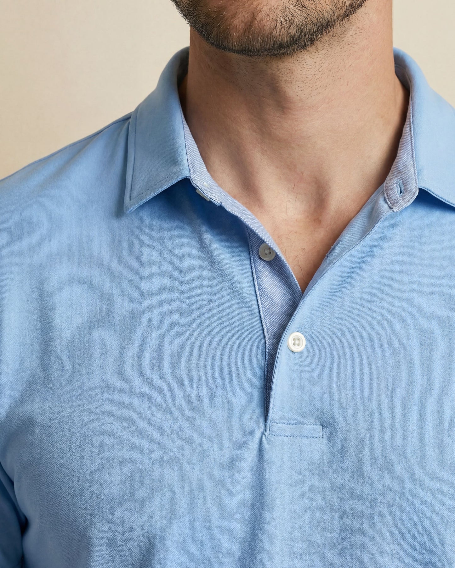 HUDSON GOLF PERFORMANCE POLO BLUE