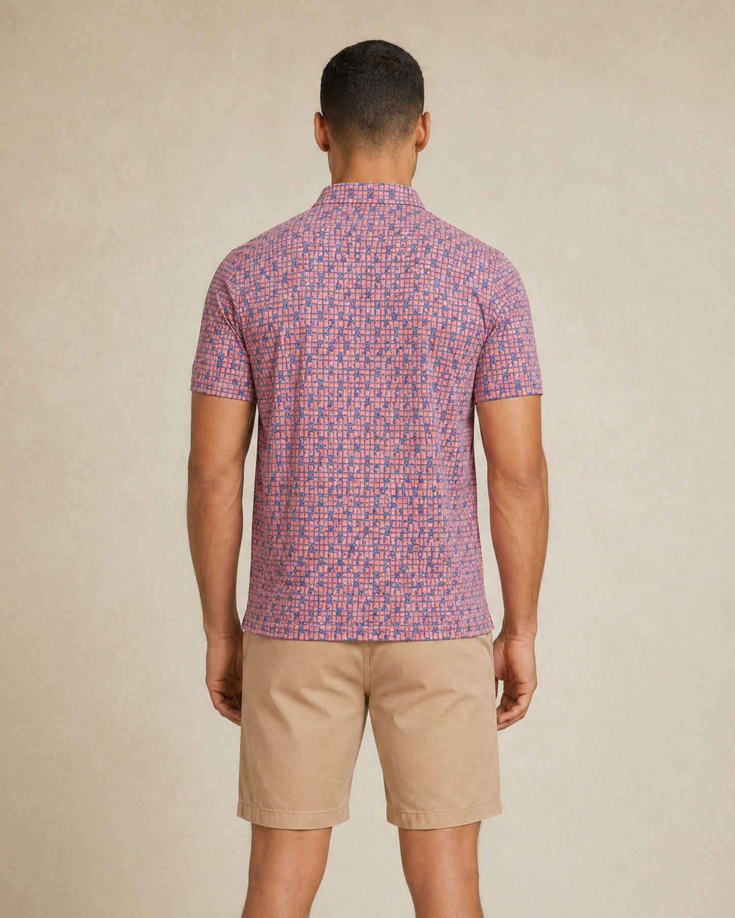 HUDSON GOLF PERFORMANCE POLO TIC TAC CLUB CORAL